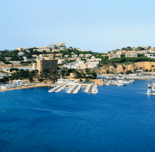 Sant Feliu de Guíxols on the Costa Brava
