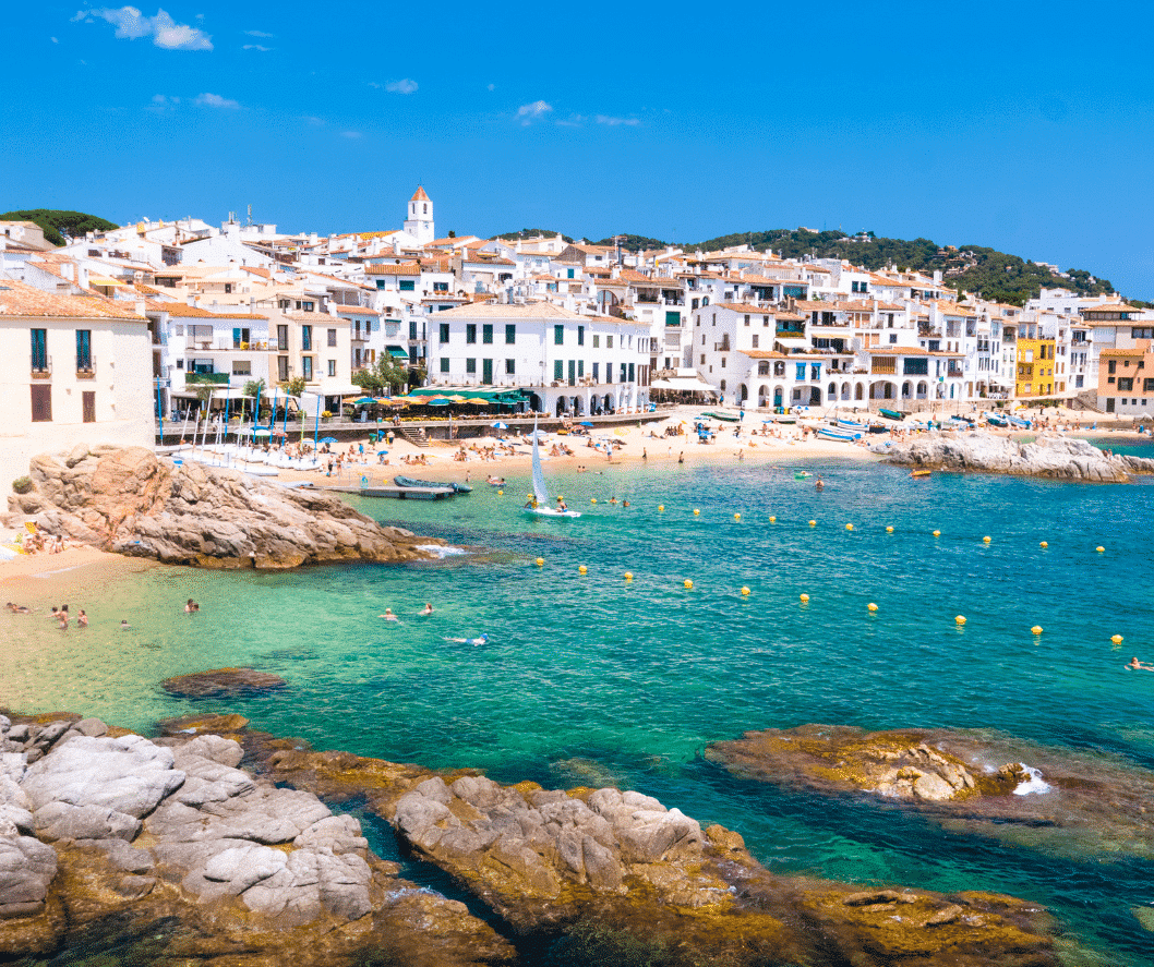 Costa Brava coastline in Catalonia
