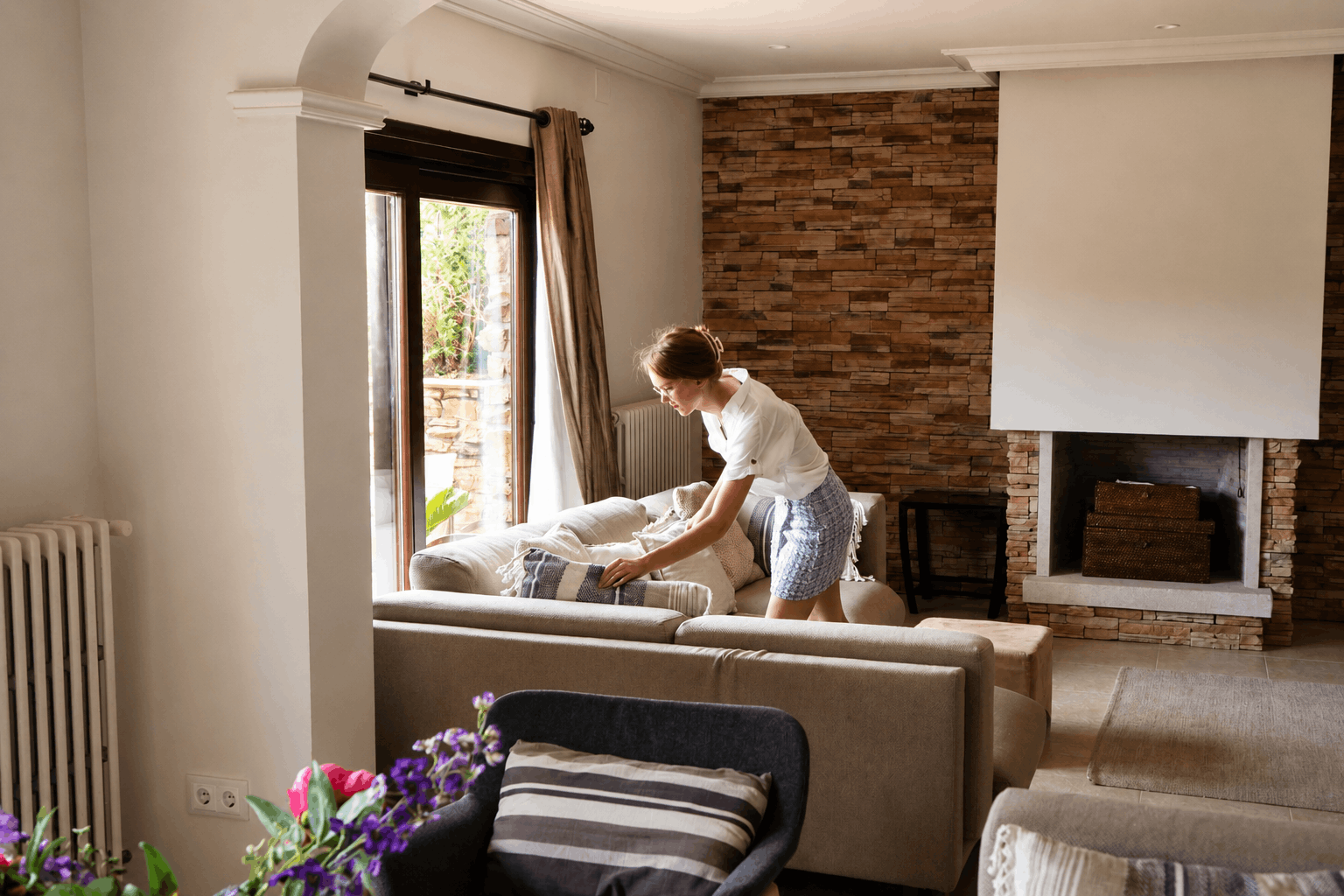 Preparation of the arrival of a second home owner